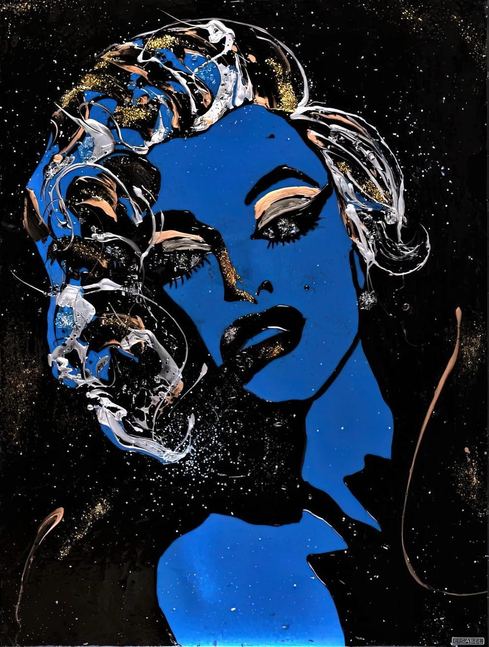 MARILYN MONROE BLUE